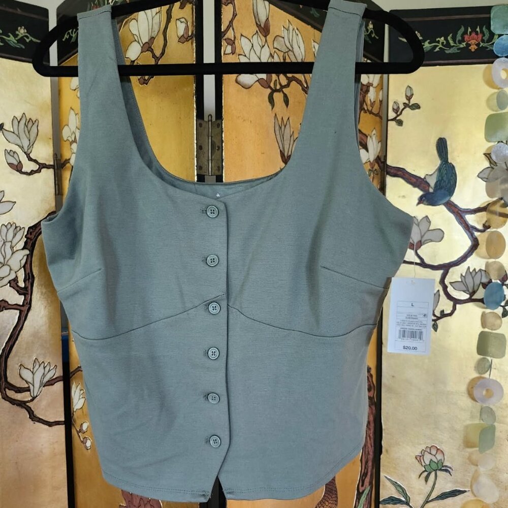 a new day waist coat vest sizeL